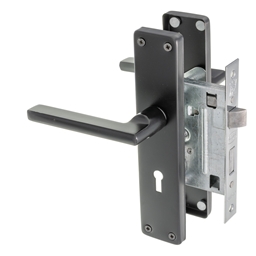 M8E20 - 3 Lever Lockset Royal Sq 8" -M8E20_A_L_T